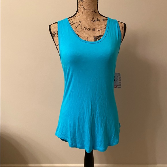 NWT LuLaRoe Turquoise Tank, Small (6/8) - Picture 2 of 6